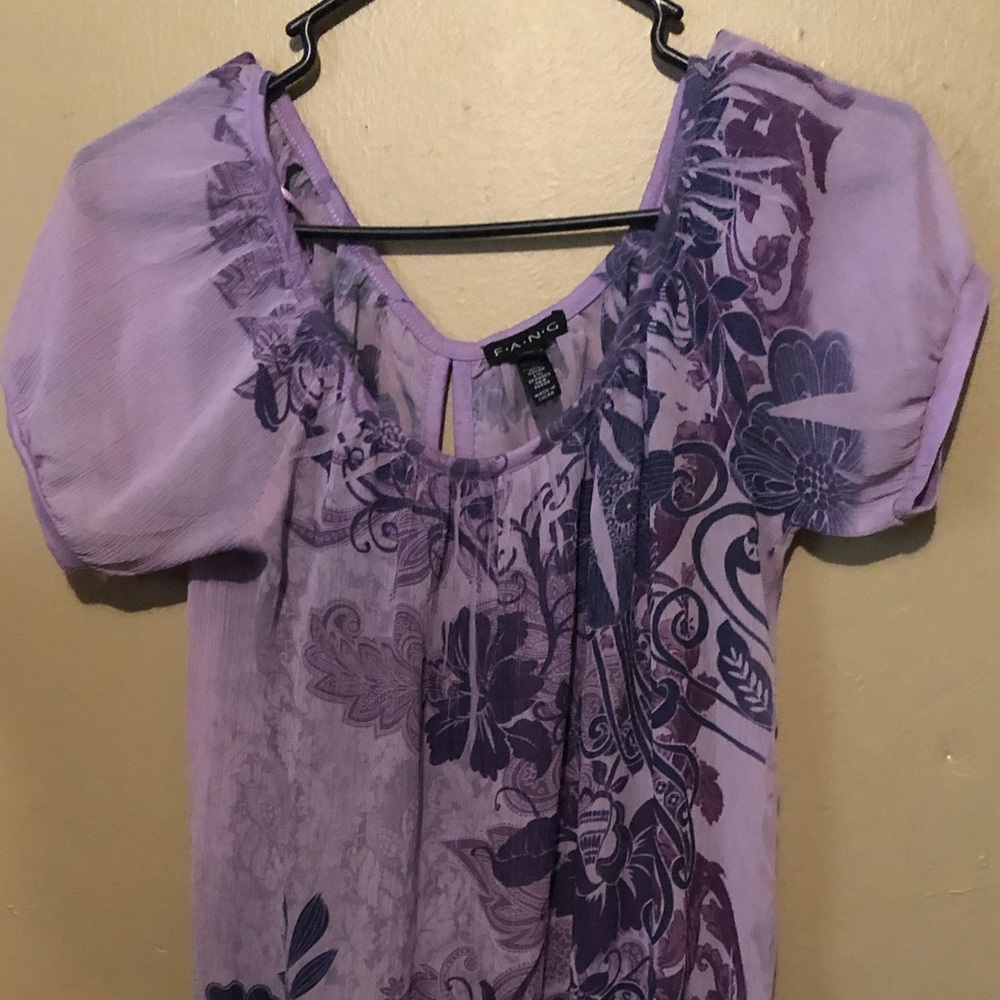 NWOT purple shirt